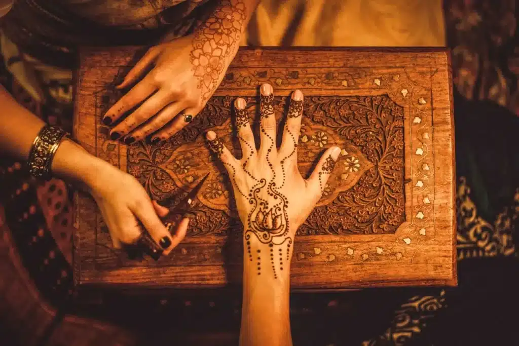 Henna Painting in Desert Safari Dubai